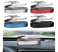 Aromatic Aircraft Design Car Air Freshener Sustainable Solar Powered Compact Diffuser for All Vehicles (blue profound)
