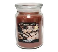 Aromatic Jar Candle with 95 Hours Burn Time Cozy and Warm Home Fragrance for Bedroom, Bathroom, and Living Spaces 18OZ (Wickford Ginger Bread)