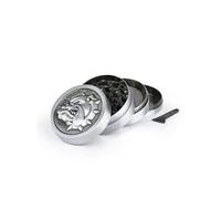 Aromatic Metal Spice Grinder 4 Parts with Filter - Aluminium Manual Grinder with Sharp Teeth and Binder