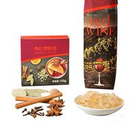 Aromatic Mulling Spice Sachets for Slow Cooker Apple Cider, Stovetop Hot Wine, and Festive Holiday Punch Recipes(112g*1)