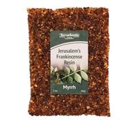 Aromatic Myrrh Scented Pressed Slate Bark for Burner Frankincense Jerusalem Greek Orthodox Church Grade Incense Aromatic Resin Tears from Holy Land Israel (3.5oz/100gr)