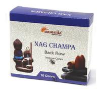 Aromatica Nag Champa Backflow Incense Cones For Meditation & Aromatherapy