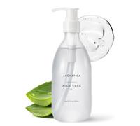 AROMATICA Organic Aloe Vera Gel 10.14oz/300ml, After Sun Care And Sunburn Relief with Pure Aloe Vera Gel Face&Hair, Sun Burn Moisturizer EWG Verified