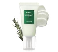 AROMATICA Rosemary Scalp Scrub 5.82oz / 165g, Sulfate-Free, Silicone-Free, Vegan, Scalp Cleansing with Salt Granules, Invigorates and Exfoliates Scalp, Micro-Exfoliate