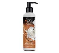 AROMATIKA Coconut Aromatherapy Massage Oil 200ml - Natural Almond & Grapeseed Body Oil with Coconut Scent - Relaxing Massage Oil for Him & Her - Long Lasting Fragrance - Home Spa & Wellbeing