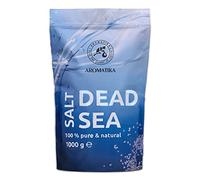 AROMATIKA Dead Sea Bath Salts 1kg - 100% Pure Natural Dead Sea Salt Crystals - Mineral Rich Bath Soak for Body Care, Relaxation & Home Spa - Large Pack Bath Salts with Resealable Zipper Bag