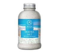 AROMATIKA Dead Sea Bath Salts - 500 g 100% Pure Natural Mineral Bath Soak for Good Sleep, Stress Relief & Beauty Care, Relaxing Spa Bath Salts for Soaking Bath, Body Care, Home Spa Wellness, Gift Idea