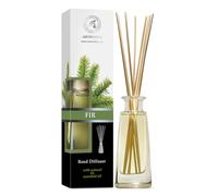AROMATIKA Fir Reed Diffuser 100ml - Natural Fir Essential Oil Fragrance, Scented Diffuser with Sticks, Long Lasting Room Fragrance & Air Freshener, Fresh Forest Aromatherapy Scent for Home & Office