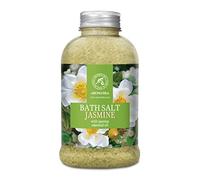 AROMATIKA Jasmine Bath Salts with Natural Essential Oil - 600 g Aromatherapy Bath Soak for Good Sleep, Relaxing Bath & Stress Relief, Natural Bath Salts for Body Care, Beauty & Home Spa, Gift Idea