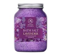 AROMATIKA Lavender Essential Oil Bath Salts - 1300 g Aromatherapy Bath Soak for Sleep & Stress Relief, Calming, Relaxing Spa Bath Salts for Soaking Bath, Body Care, Home Spa Wellness & Relaxation