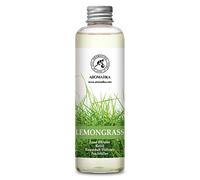AROMATIKA Lemongrass Reed Diffuser Refill 200ml - Natural Essential Oil - Fresh Citrus Room Fragrance - Long Lasting Strong Scent - Room Diffuser Oil Refill for Home & Office Aromatherapy Use & Relax