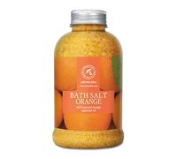 AROMATIKA Orange Bath Salts with Natural Essential Oil - 600 g Aromatherapy Bath Soak for Good Sleep, Stress Reduction & Relaxation, Body Care, Beauty, Wellness, Home Spa & Self Care, Gift Idea
