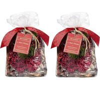 Aromatique The Smell of Christmas Potpourri Bag Set of 2 - Decorative Holiday Home Fragrance Catchall Bowl Filler Centerpiece Perfect for Winter Decor, Sachet & Botanical Room Freshener 7oz