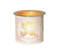 Aromatize Aroma Multi Functional Tealight Wax Melt Burner 10.5Cm - White Highland Cow