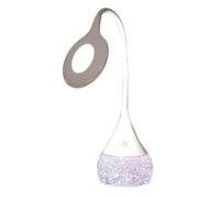 Aromatize Colour Changing Glitter Lamp Flexible Neck Desk Light LED USB Touch Dimming