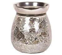Aromatize Gold & Silver Crackle Electric Wax Melt Burner