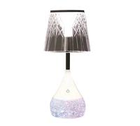 Aromatize Led Colour Changing Etched Shade Glitter Lamp