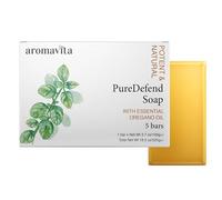 Aromavita Oregano Oil Soap Bar - Natural Cleansing Soap for Acne, Eczema, Foot & Nail Care - Body & Hand Wash, 5-Pack