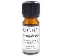 AromaWorks Essential Oil - London Light Range Lemongrass & Bergamot, 100% Pure for Diffusers, 10ml