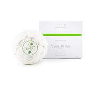 AromaWorks Inspire AromaBomb Bath Bomb - Black Pepper, Lime and Bergamot Aromas - Revive, Energize & Motivate - Natural, Vegan, Cruelty Free - 8.81 oz, beige-blue