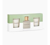 AromaWorks Lemongrass & Bergamot Luxury Gift Set, Soy Wax Candle and Reed Diffuser with Pure Essential Oils, Fresh Citrus Fragrance