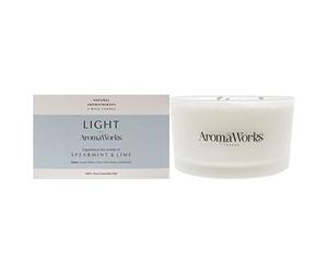 Aromaworks Light Multiwick Candle, Spearmint & Lime