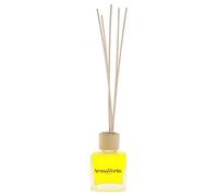AromaWorks London Reed Diffuser - Basil & Lime, 100ml | Home Fragrance, Basil and Lime Scents, Aromatherapy, For Living Rooms and Home Offices, Room Air Freshener