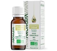 AROMAYA - Lemon Eucalyptus Essential Oil - 100% Pure and Organic - Eucalyptus Citriodora - 10ml