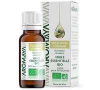 AROMAYA - Lemon Eucalyptus Essential Oil - 100% Pure & Organic - Eucalyptus Citriodora - 30ml