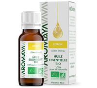 AROMAYA - Yellow Lemon Essential Oil - 100% Pure and Organic - Citrus Limon - 30ml