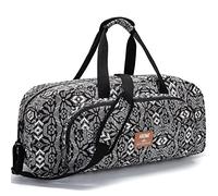 AROME Yoga Mat Bag for Women Men, Large Canvas Yoga Bag for 1/4" 1/3" 2/5" 1/2" Extra Thick Exercise Yoga Mat Gym Tote Sports Duffle Bag Carrying Bags with Wet Pocket & Shoulder Strap & Mat Strap