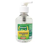 Aromhuset Banana Sparkling Water Flavouring Drops 200ml - With Pump Bottle - Makes 100 Litres with 1-500 - Zero Sugar & No Calories - Just Add 2 Pumps to 1 Litre Sparkling Water