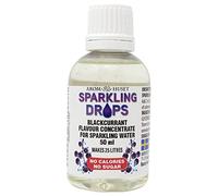 Aromhuset BlackCurrant Flavour for Sparkling Water 50ml - Zero Sugar, Low Calorie & No Preservatives - Makes 25 Litres - Just Add 2ml to 1 Litre Sparkling Water