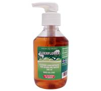 Aromhuset Elder Flowers Sparkling Water Flavouring Drops 200ml - Zero Sugar & No Calories - Makes 100 litres - Just Add 2 Pumps to 1 Litre Sparkling Water - with Pump Bottle