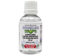 Aromhuset ElderFlower Flavour for Sparkling Water 50ml - Zero Sugar, Low Calorie & No Preservatives - Makes 25 Litres - Just Add 2ml to 1 Litre Sparkling Water