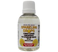 Aromhuset Lemon Flavour for Sparkling Water 50ml - Zero Sugar, Low Calorie & No Preservatives - Makes 25 Litres - Just Add 2ml to 1 Litre Sparkling Water