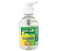 Aromhuset Lemon-Lime Sparkling Water Flavouring Drops 200ml - With Pump Bottle - Makes 100 Litres with 1-500 - Zero Sugar & No Calories - Just Add 2 Pumps to 1 Litre Sparkling Water