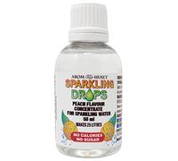 Aromhuset Peach Flavour for Sparkling Water 50ml - Zero Sugar, Low Calorie & No Preservatives - Makes 25 Litres - Just Add 2ml to 1 Litre Sparkling Water