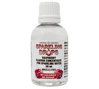 Aromhuset Raspberry Flavour for Sparkling Water 50ml - Zero Sugar, Low Calorie & No Preservatives - Makes 25 Litres - Just Add 2ml to 1 Litre Sparkling Water