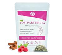 Aromlife Postpartum Tea for Women Postnatal Hormone Balance, Organic Raspberry Tea New Mama Postpartum Essential, 10 Teabags Postpartum Herbal Tea Breastfeeding-Friendly and Helps Postpartum Recovery