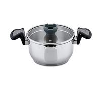 Aron - Design Star Red Dot and if Award - Cooking Pot with Glass Lid Diameter 24 cm 18/10 Stainless Steel - Suitable for All Hobs Including Induction Cooking Device by Carl Schmidt Sohn from Solingen