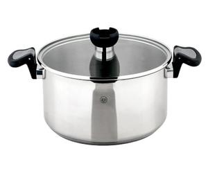 Aron - Design Star Red Dot and if Award - Cooking Pot with Glass Lid Diameter 24 cm 18/10 Stainless Steel - Suitable for All Hobs Including Induction Cooking Device by Carl Schmidt Sohn from Solingen
