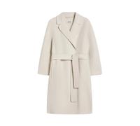 Arona Short Wool Coat - female - Max Mara - Belted Coats - Beige - M - Coats M