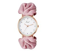 Aroncent Stretch Band Hairband Watch: Easy Reader Watch with Elastic Hairband Strap Arabic Numeral Dial Expansion Band Watch - Analog Quartz Wristwatch for Women Girl and Students - Purple