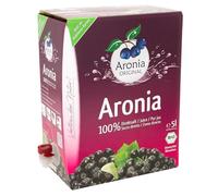 Aronia ORIGINAL Organic Aronia Berry Juice Bag-in-Box 5 L | 100% Pure Aronia Fruit Juice, No Added Sugar, Not from Concentrate | Vegan, Organic, Non GMO Chokeberry (Aronia Berries)