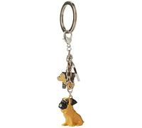 Arora 3711 Little Paws Key Ring Pug, Multicolour, One Size