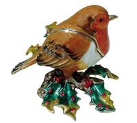 Arora 6031 Craycombe Creations Robin Trinket Box, Multicolour, One Size