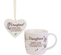 Arora 7014 Said with Sentiment Ceramic Mug & Heart Gift Sets Daughter