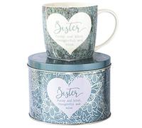Arora 7055 Said with Sentiment Mug & Tin - Sister, Ceramic Multicolor