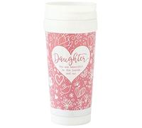 Arora 7562 Said with Sentiment Travel Mug-Daughter, Stainless Steel, Multi-Colored (Including Pink)